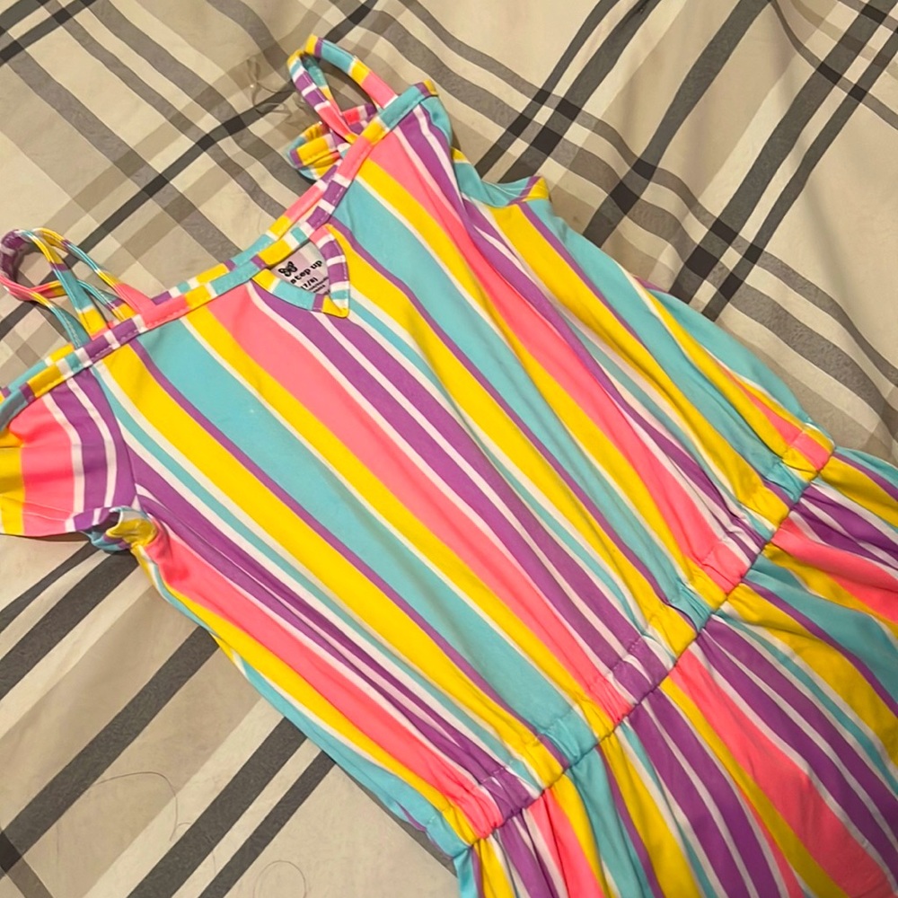 New/CUTE train now kids romper with-two strap-and a v neck